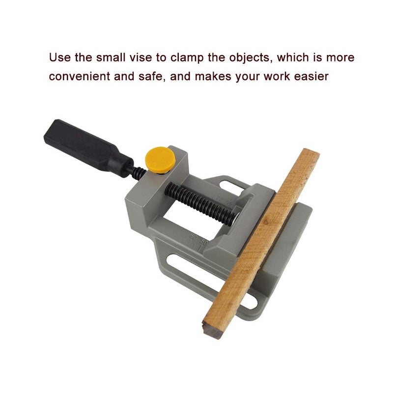 Annurssy Mini Vise Multi-function Electric Bracket Drill Press Clamps Aluminum Alloy Bench Vice - Image 2